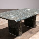 Vintage Italian natural stone Coffee Table – Elegant Long Design