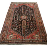 Traditional Antique Shirvan Carpet Handwoven Brown Wool Persian Area Rug