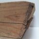 Wooden box trapezoidal