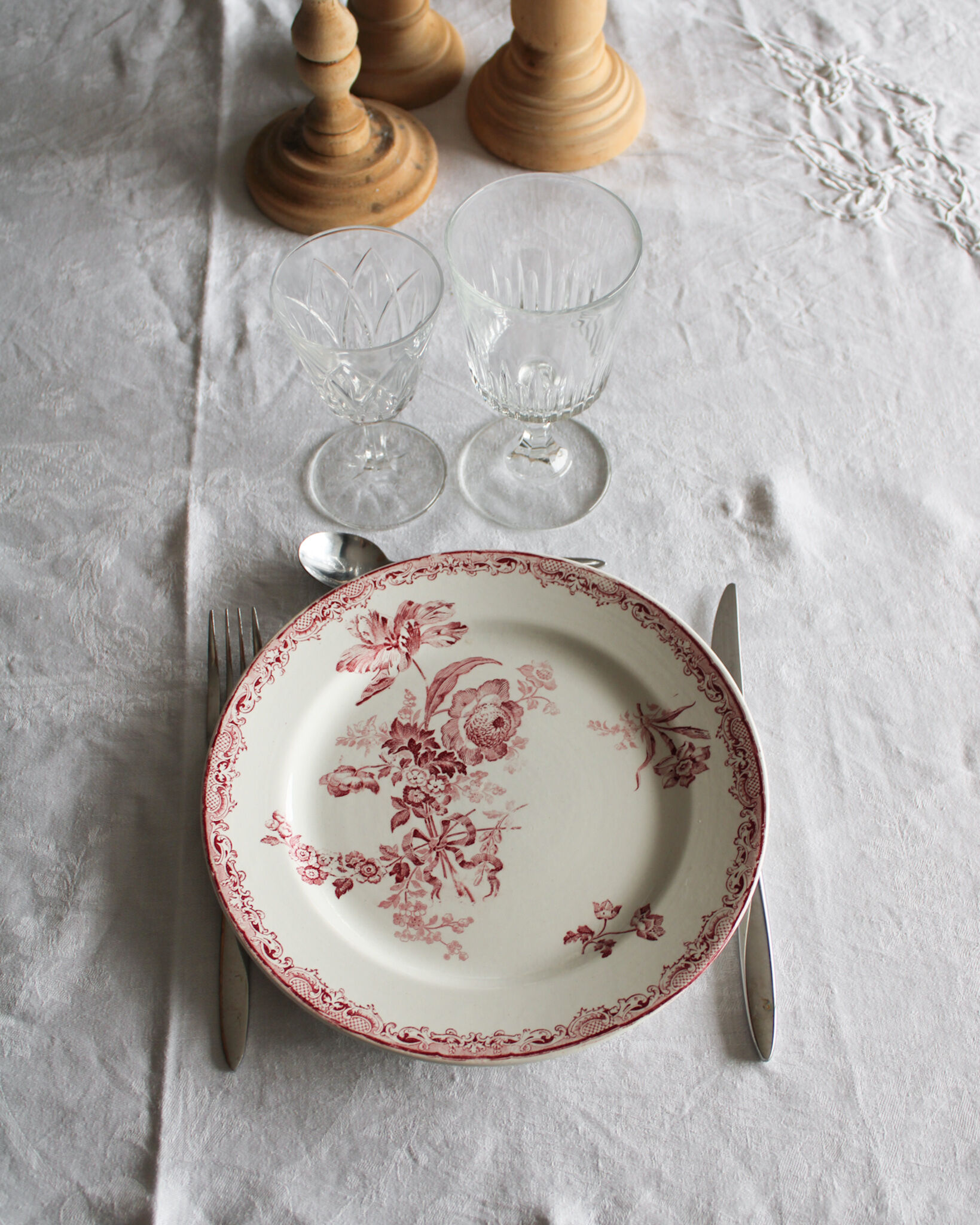 Mismatched old plates