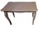 Table basse rectangulaire en bois massif peinte en gris 1960