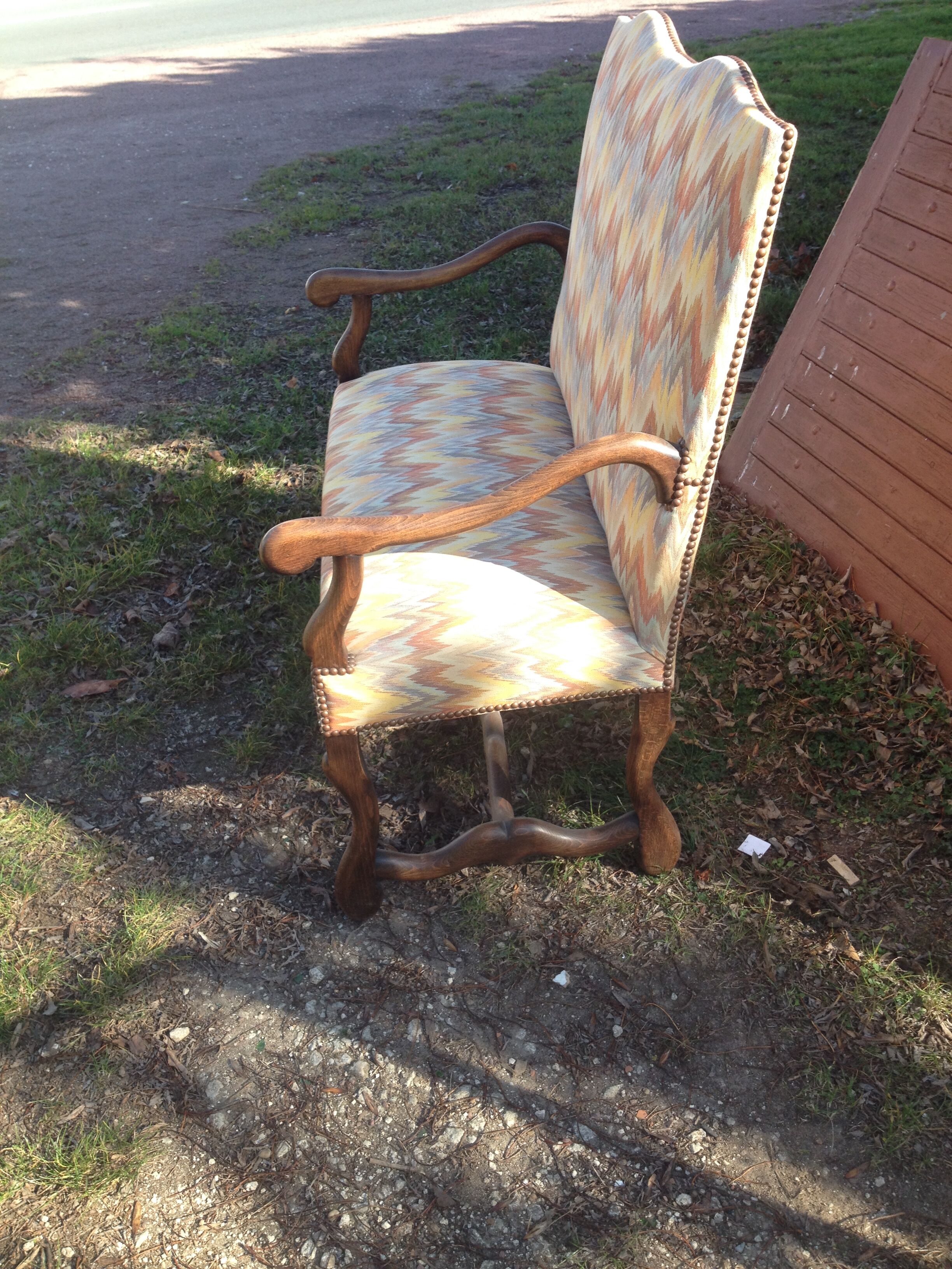Seat style Louis XIII
