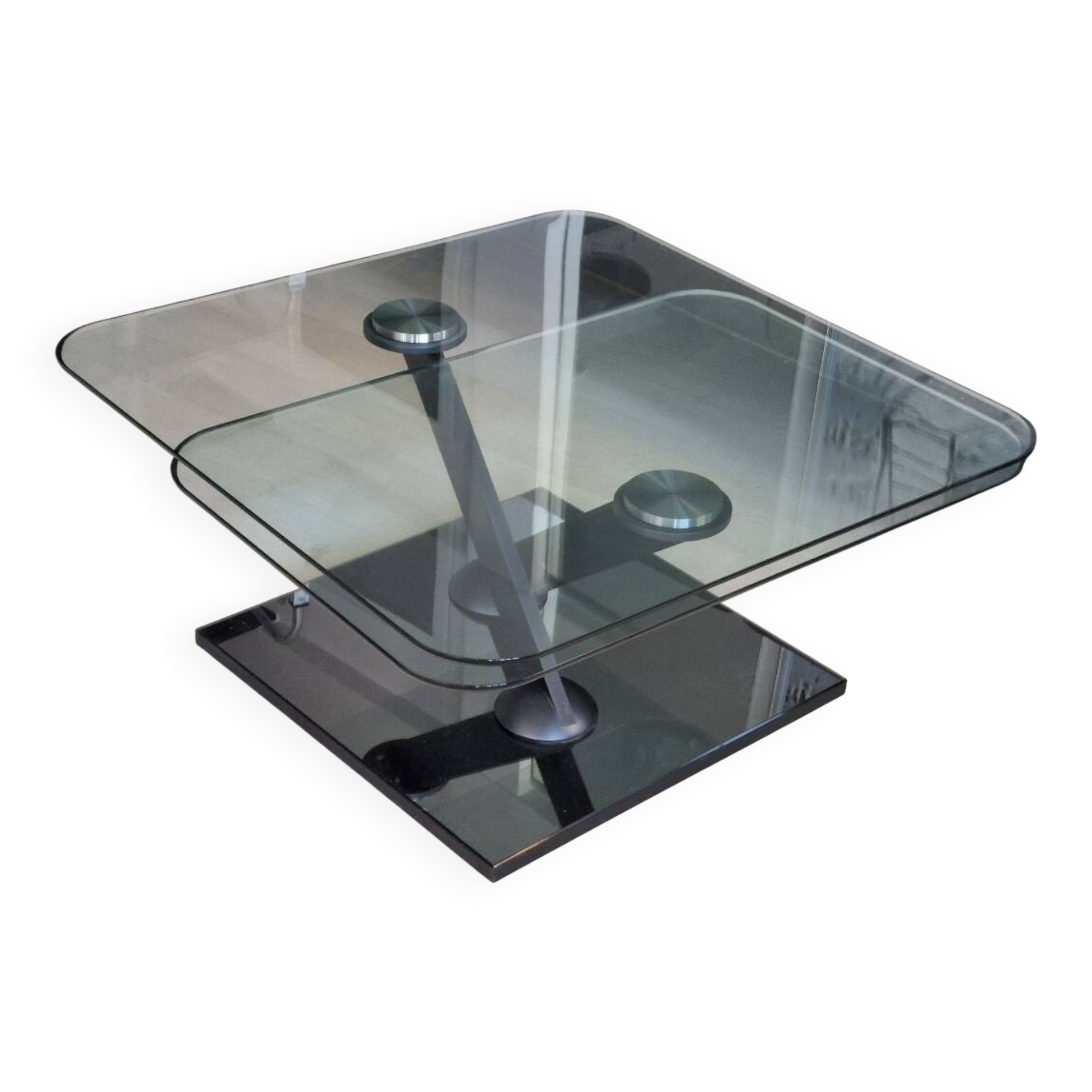 Table basse verre Roche Bobois Tea Time