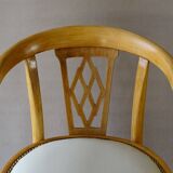 Thonet leather armchair N° A969 F, circa 1930, Art deco