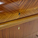 Scandinavian mahogany secretary desk, Bröderna Gustafssons, Sweden, 1950