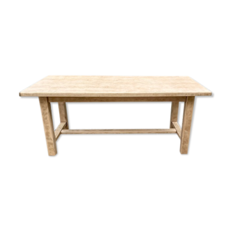 Stripped farmhouse table 180 cm