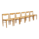 6 x dining chair | Bramin | H.W. Klein | Soaped oak | Restored