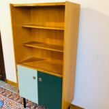 Vintage oak library 1960