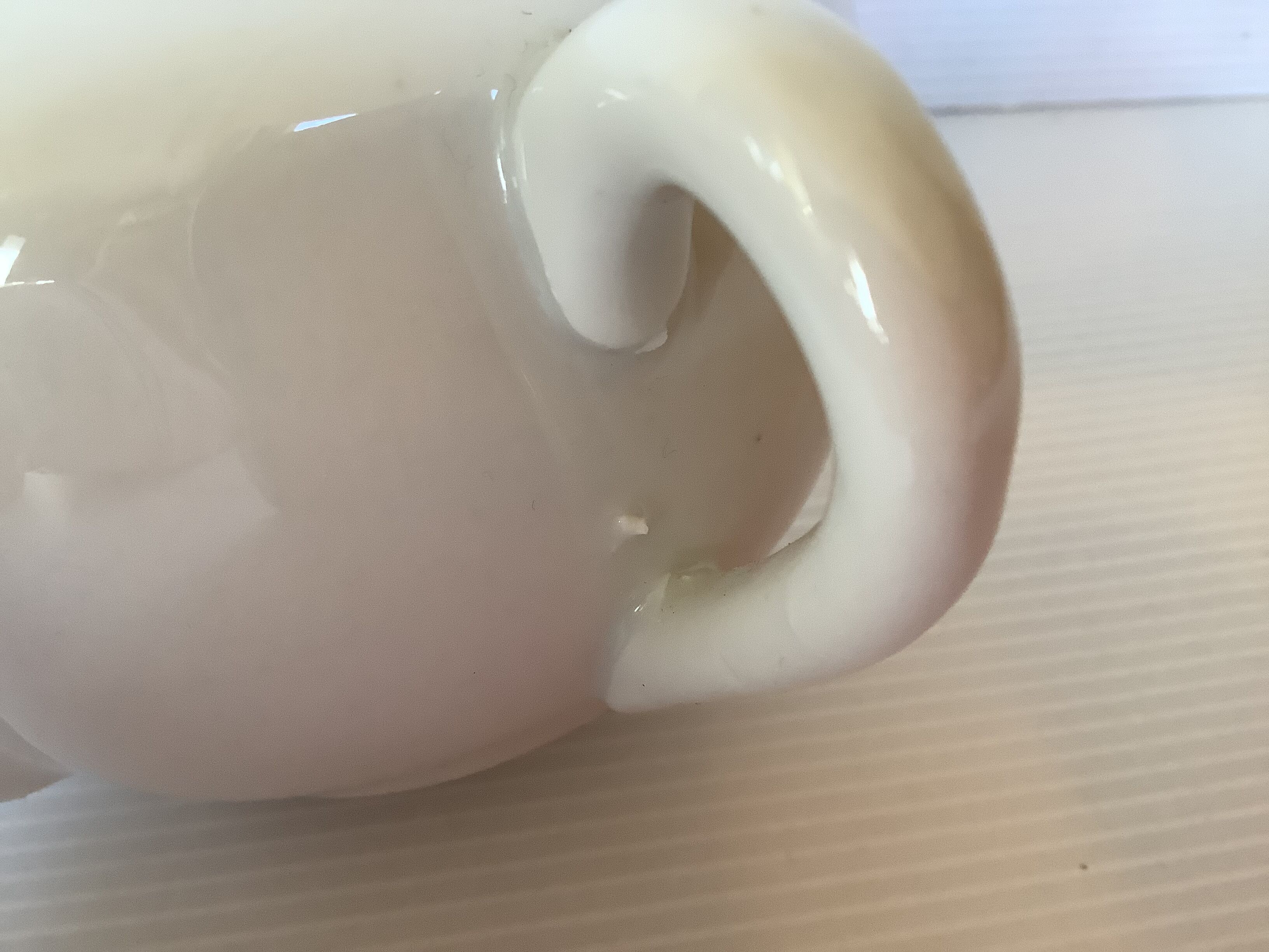 Old baby bottle sauceboat