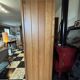 Brutalist wardrobe made of solid elm from Maison Regain, vintage 1970.