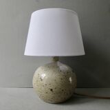 Sandstone ball lamp signed Guy Baudat, 1960s