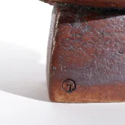 Ceramic / glass sculpture bowl with monogram