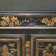 Chinese Bureau Chinoiserie 19th Century Napoleonic Leather