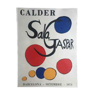 Original poster by alexander calder, sala gaspar i, 1973