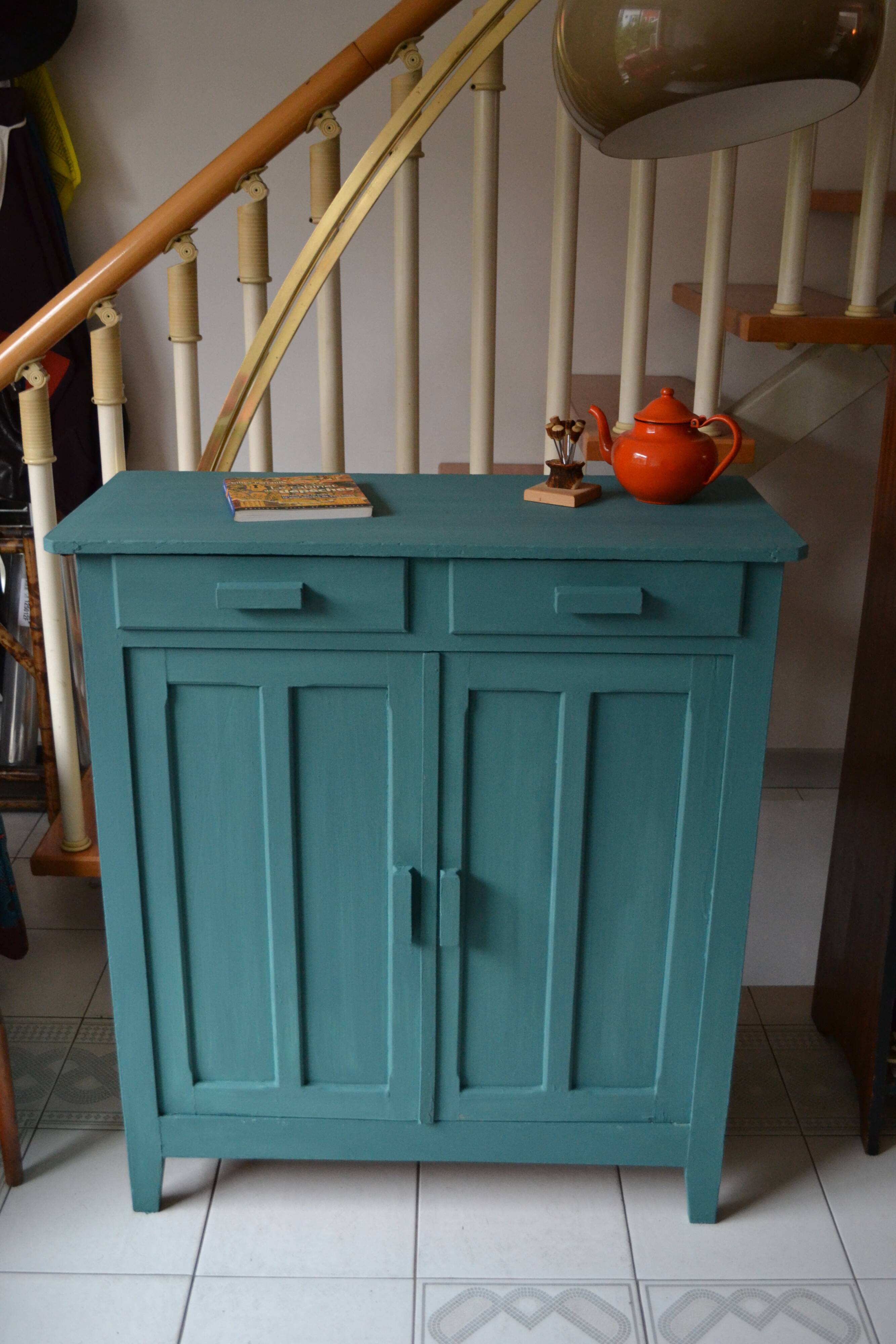 Parisian buffet turquoise green 50s/60s