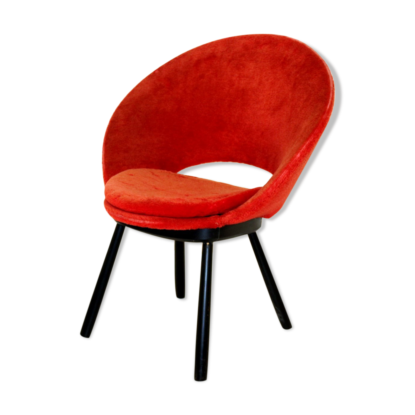 Fauteuil en "Pilou", Suède, 1950