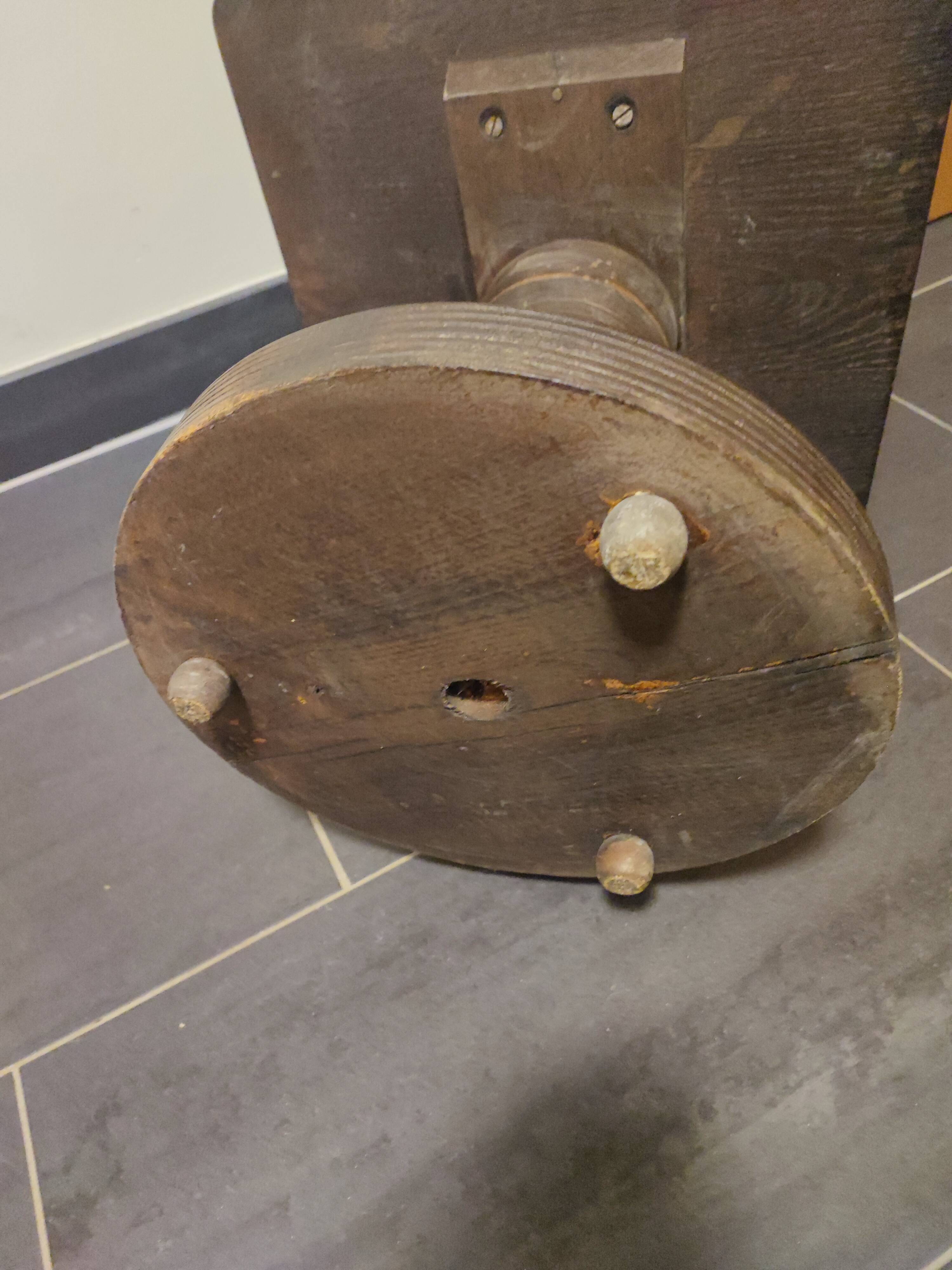 Chevet en bois style Dudouyt