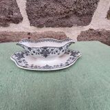Sarreguemines sauceboat