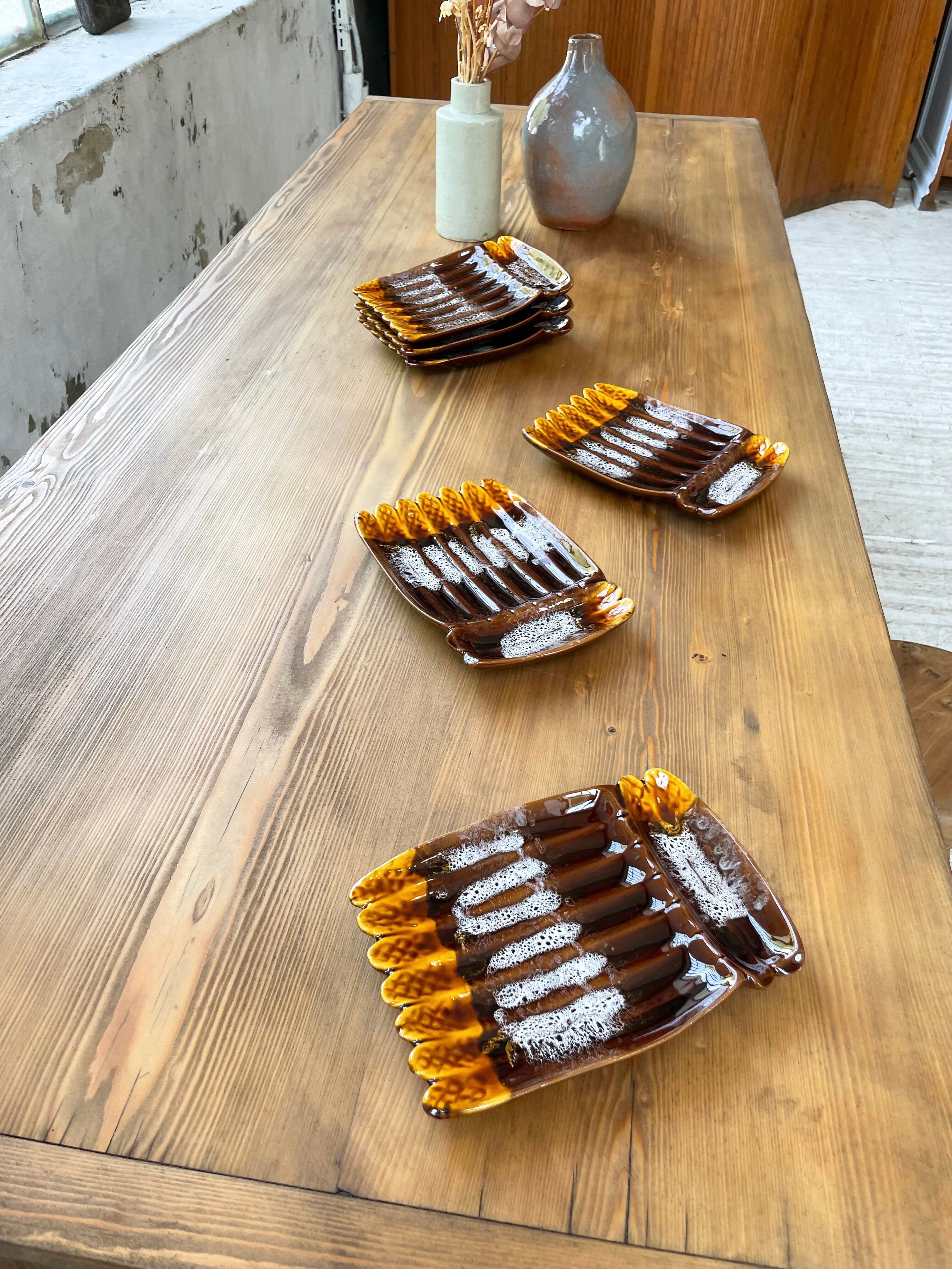 Asparagus plates slurry