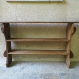 Antique solid wood wall shelf