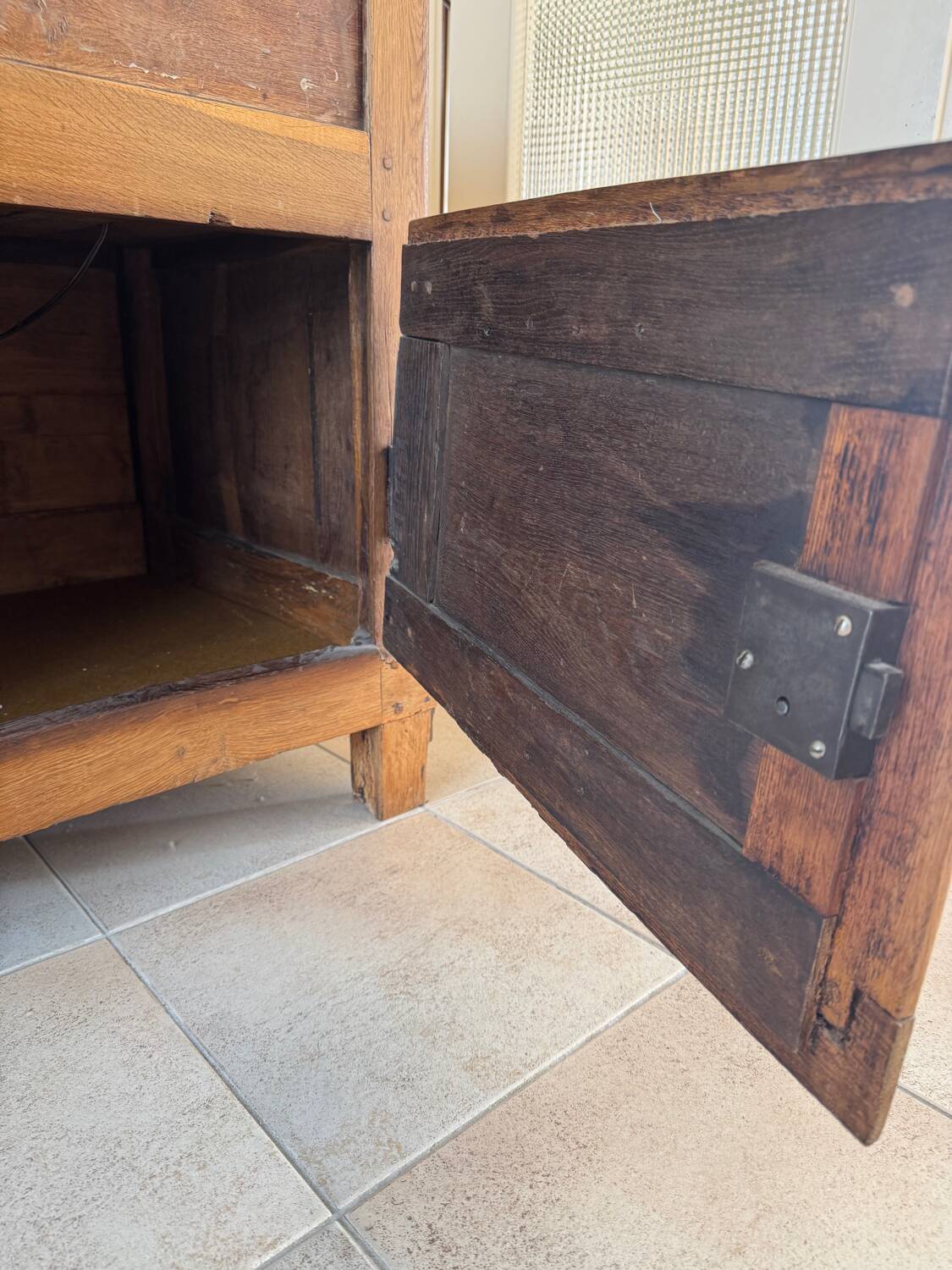19th century solid wood box