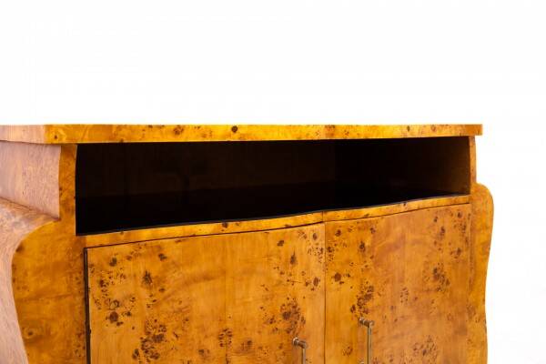 Art Deco chest of drawers from the 1940s, Poland.