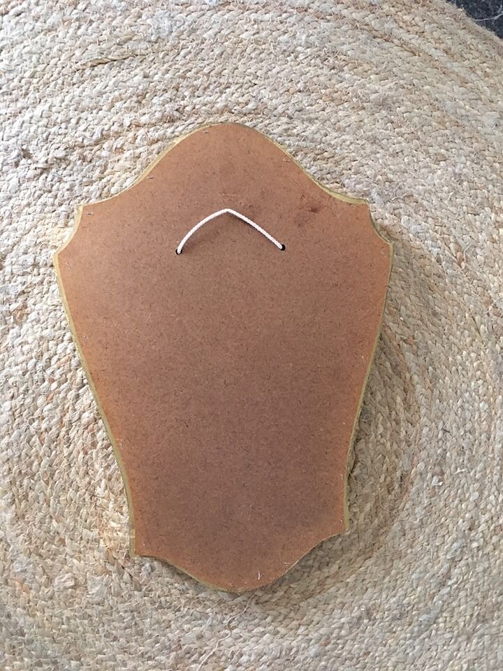 Mirror with gilded wooden frame 32 x 45cm