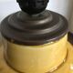 Vintage cracked ceramic lamp