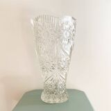 Vase ciselé en cristal