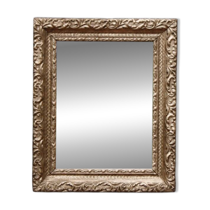 Petit miroir ancien en - baroque