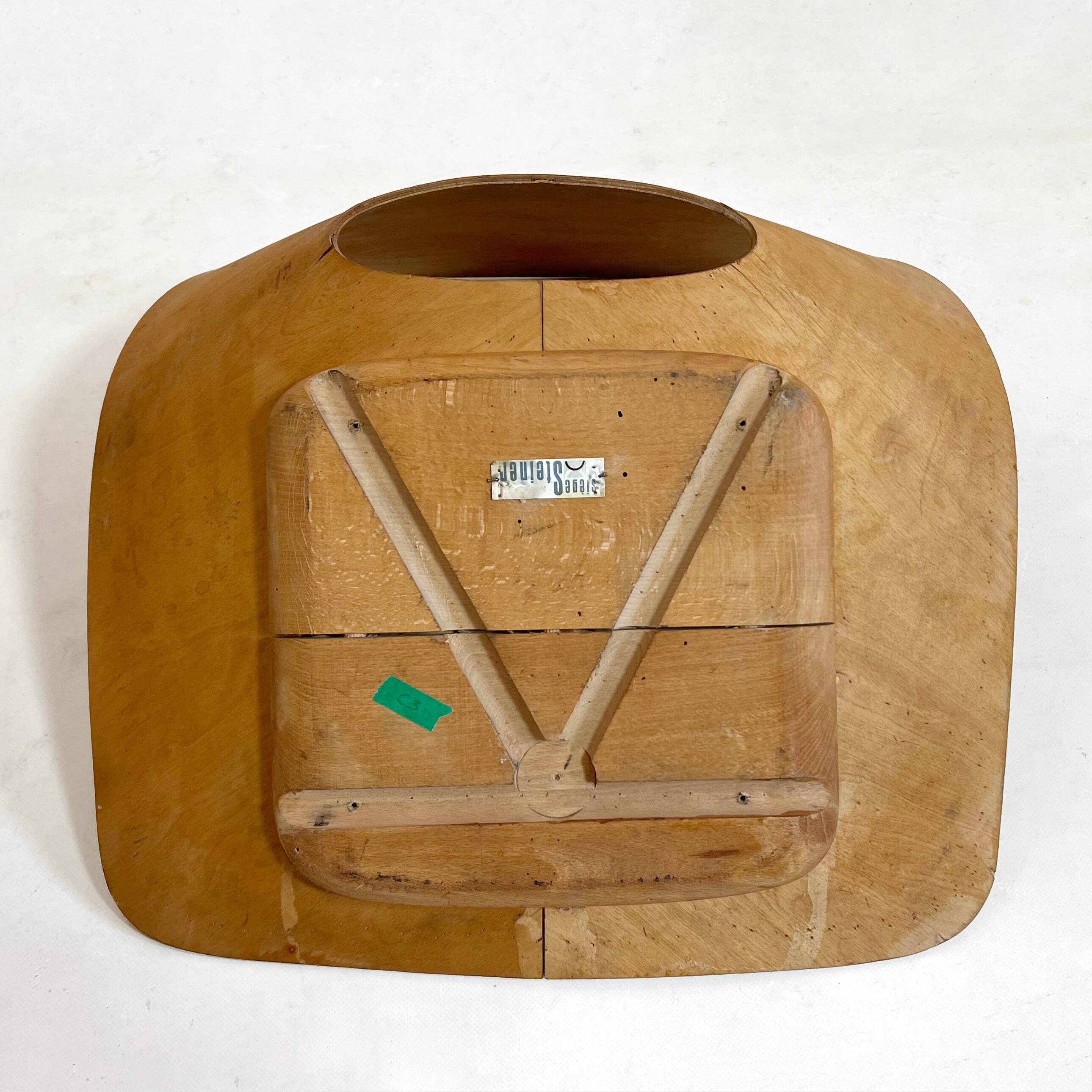 Pierre Guariche, Tonneau chair no. 3, 1950s.