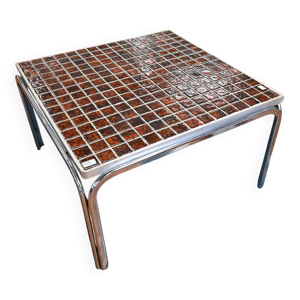 Table basse vintage carré