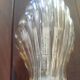 Pair of shell wall sconces – striped Italian glass – 1970