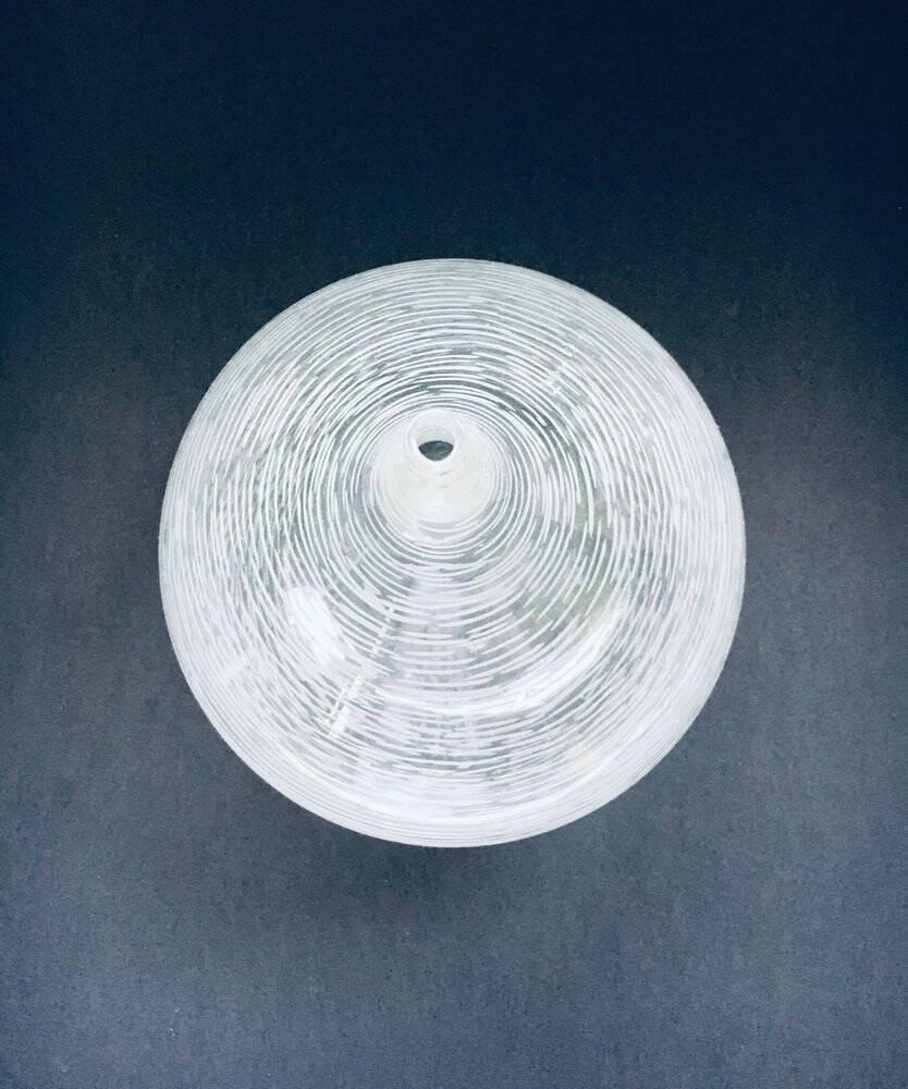 Art Glass Fluted Vase, 1970s