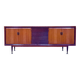 Large Italian Mid-Century Sideboard with Brass Details, 1950s