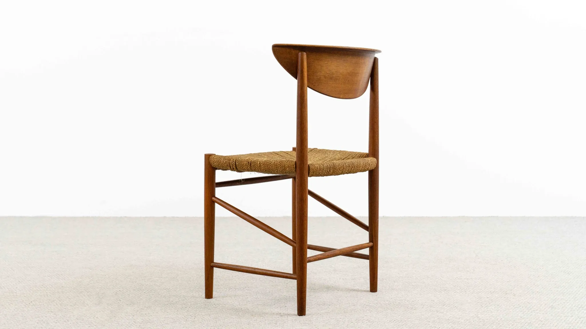 Chair Model “316” by Peter  Hvidt & Orla Molgaard-Nielsen in Teak
