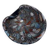Black Murano Glass "Tutti Frutti" Ashtray / Vide-Poche attr. to Avem