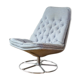 Jan Des Bouvrie's swivel lounge chair for Gelderland, Holland, circa 1970