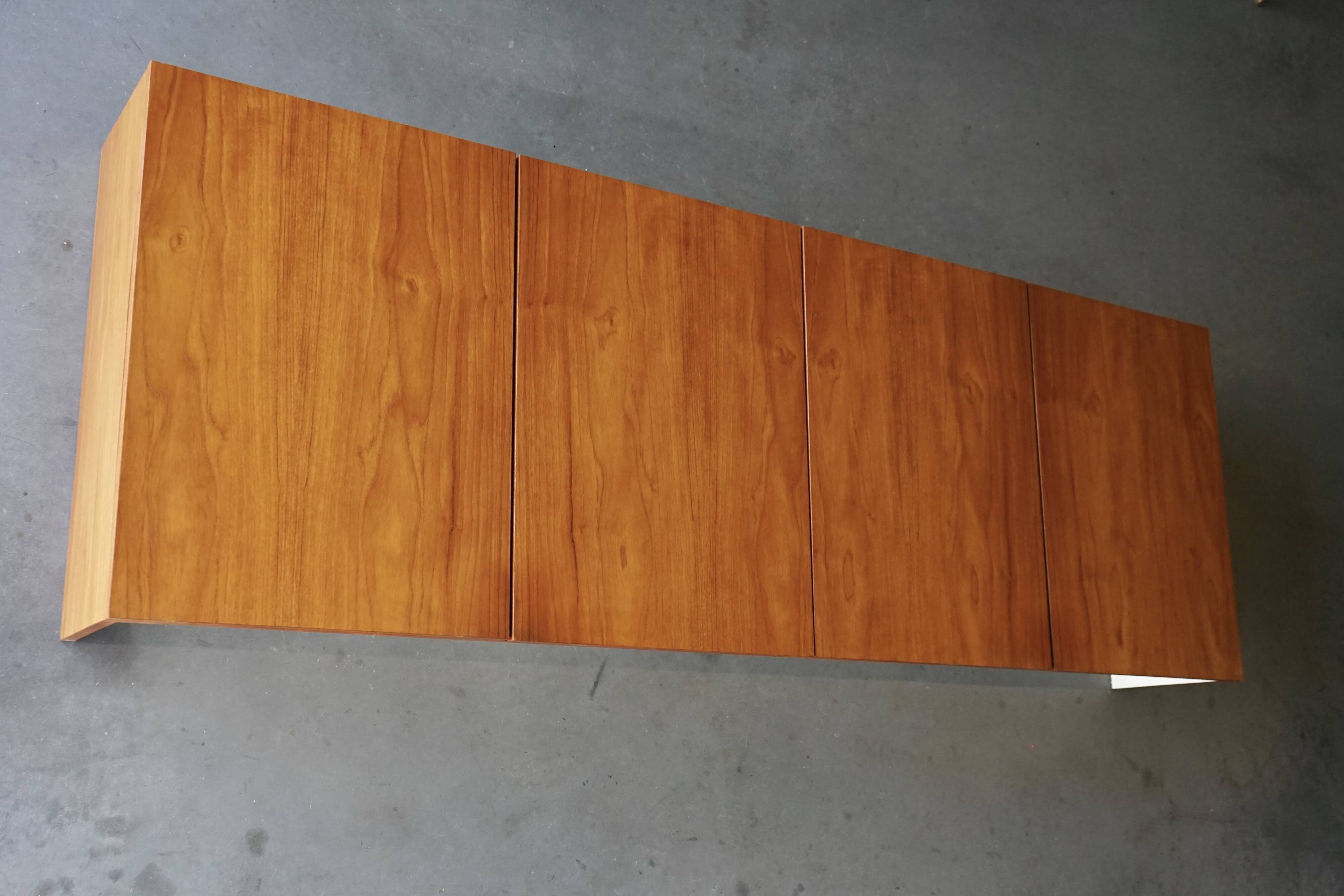 Armoire murale sur mesure par Wim Den Boon, années 1960