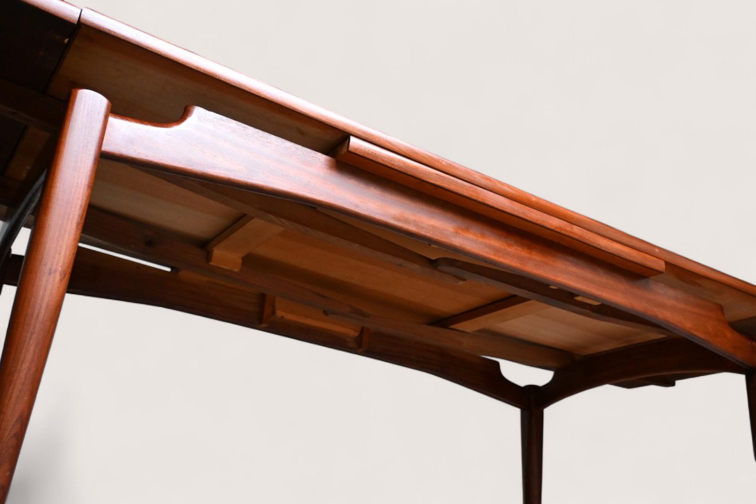 Rare XXL Extendable Dining Table Louis van Teeffelen in Teak