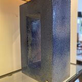 Blue enamelled 1970s lamp