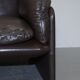 Two-seater Danish leather canapé Mid-Century Modern