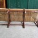 THREE-SEATER STRAW BANQUETTE PROVENCAL RADASSIER