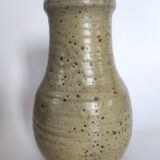 Signed stoneware vase