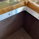 Banc pouf coffre en cuir patchwork  De Sède