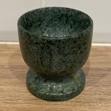 Green marble egg cup