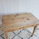 Table bois rénovée
