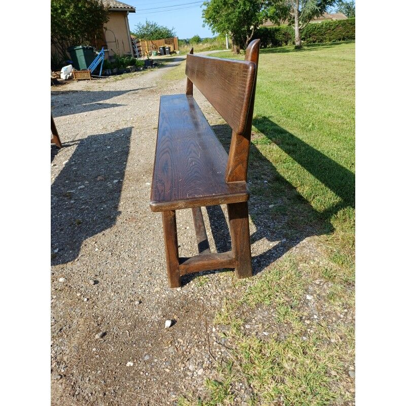 Banc en chêne massif