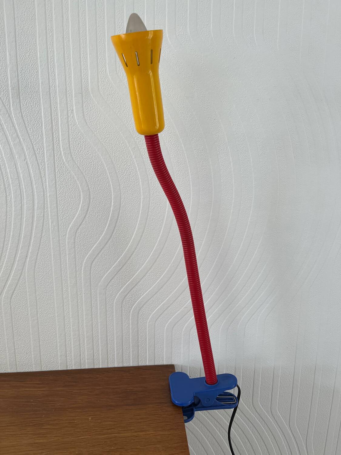 Lampe articulée de bureau avec pince Vintage