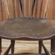 Windsor chair in solid wood, england, nineteenth century